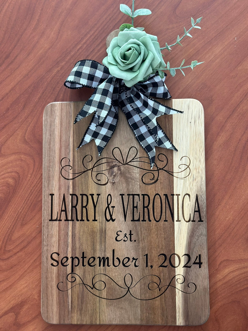 Custom Wood Board Engraving
